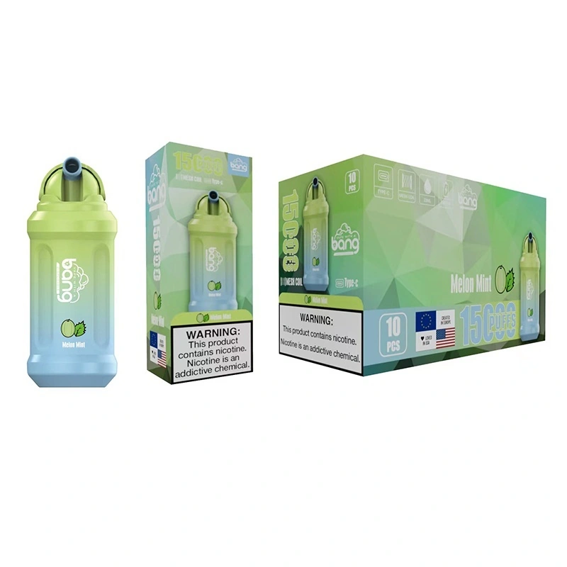 Bang 15K Puffs Vape Filp Design Melon Mint Bang 15K Puffs Vape Filp Design Melon Mint