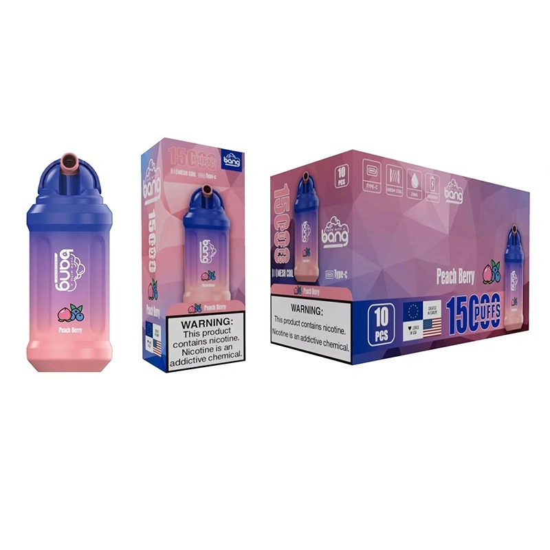 Bang 15K Puffs Vape Filp Design Peach Berry Bang 15K Puffs Vape Filp Design Peach Berry