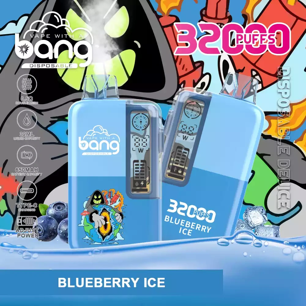 Bang 32000 Puffs 32K Vape Wholesale Blueberry ice Bang 32000 Puffs 32K Vape Wholesale Blueberry ice