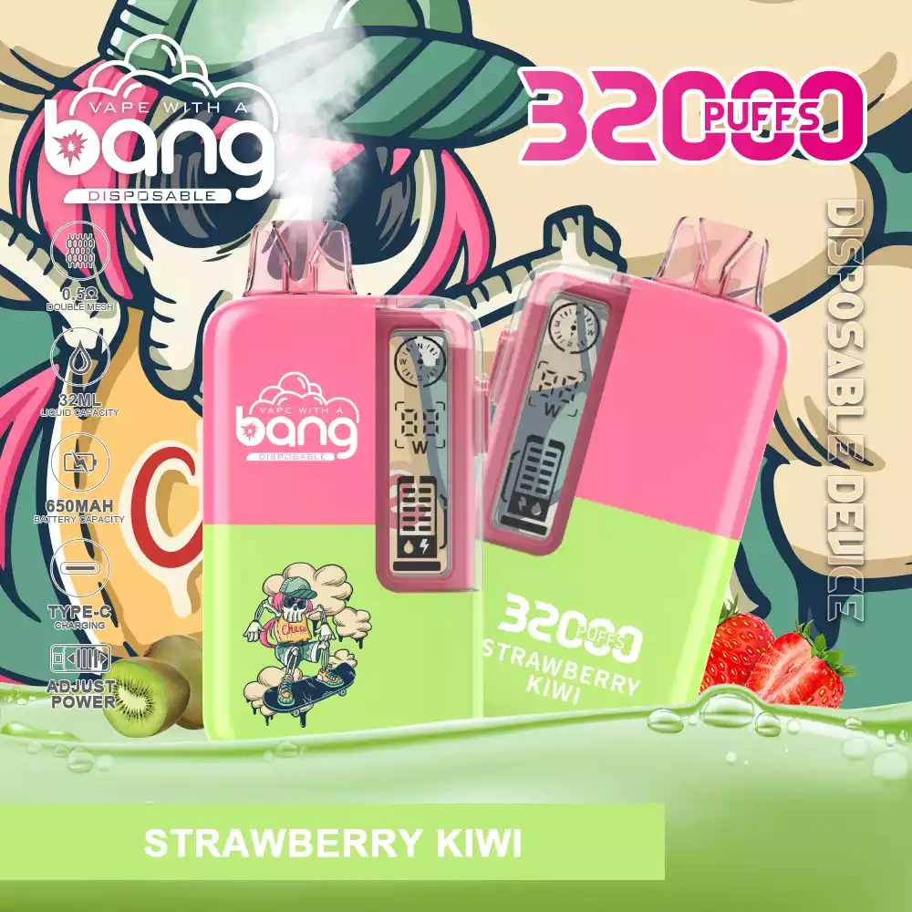 Bang 32000 Puffs 32K Vape Wholesale Strawberry Kiwi Bang 32000 Puffs 32K Vape Wholesale Strawberry Kiwi