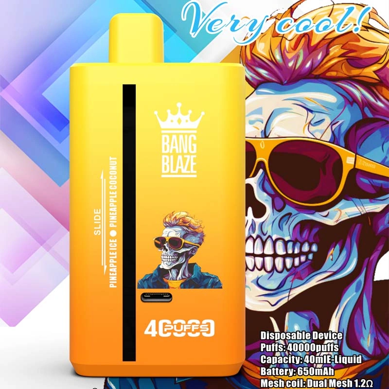 Bang Blaze 40K Puffs Dual Flavor Disposable Vape Pineapple Ice and Pineapple Coconut Bang Blaze 40K Puffs Dual Flavor Disposable Vape Pineapple Ice and Pineapple Coconut