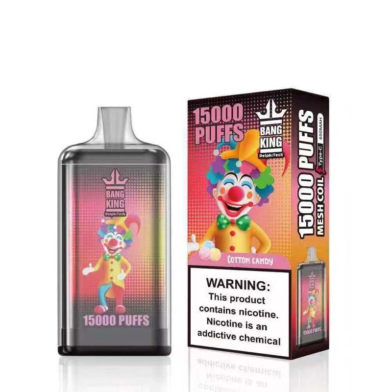 Bang King 15K 15000 Puffs Disposable Vape Cotton Candy Bang King 15K 15000 Puffs Disposable Vape Cotton Candy