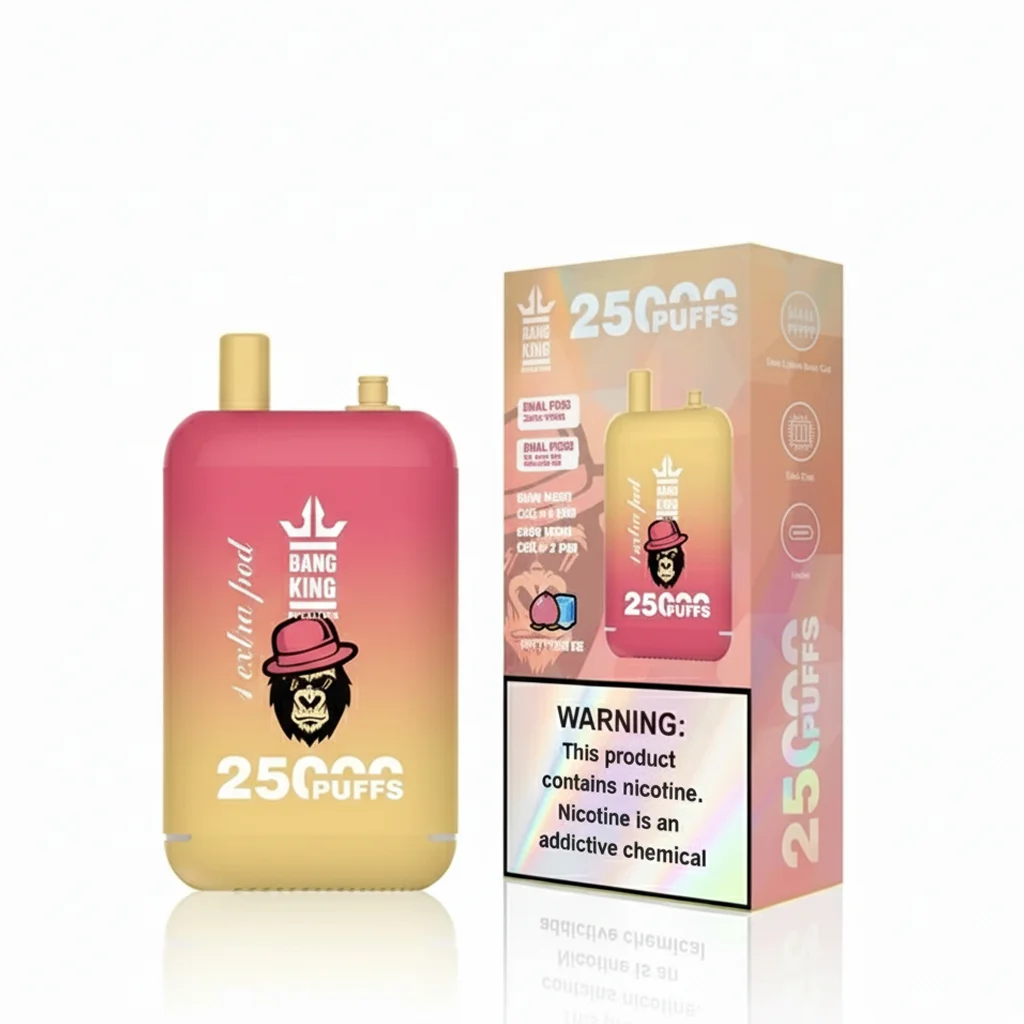 Bang King 25000 25K Puffs Dual Pods Peach Mango Bang King 25000 25K Puffs Dual Pods Peach Mango