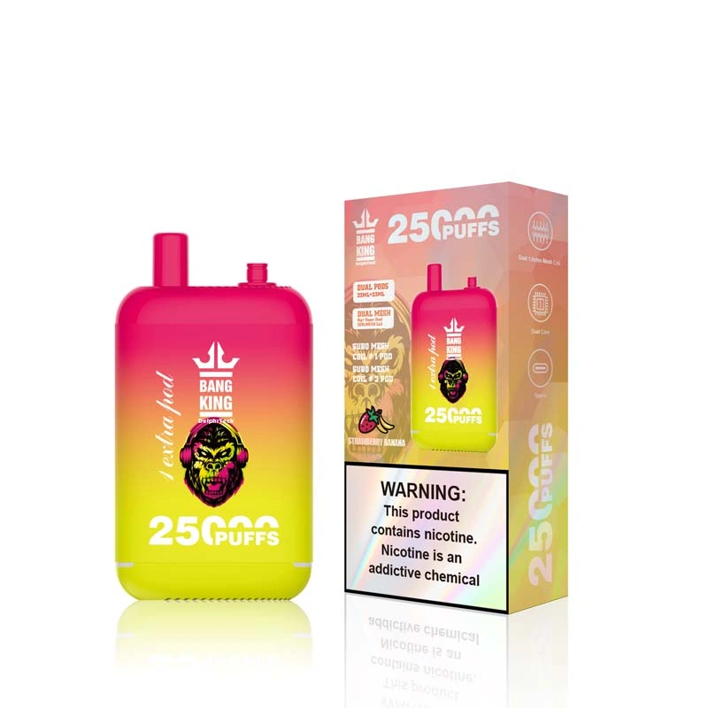 Bang King 25000 25K Puffs Dual Pods Strawberry Banana Bang King 25000 25K Puffs Dual Pods Strawberry Banana