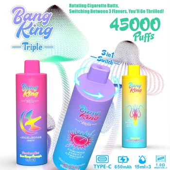 Bang King 45K 45000 Puffs Triple 3 in 1 Flavor Vape