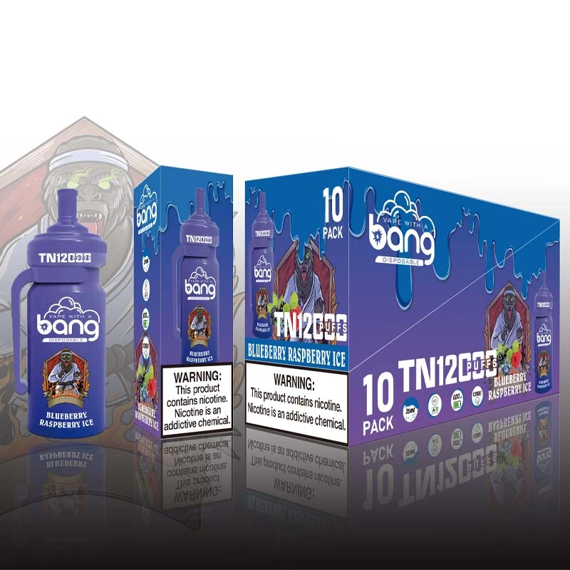 Bang Tn 12000 12k Puffs Disposable Vape BLUEBERRY RASPBERRY ICE Bang Tn 12000 12k Puffs Disposable Vape BLUEBERRY RASPBERRY ICE