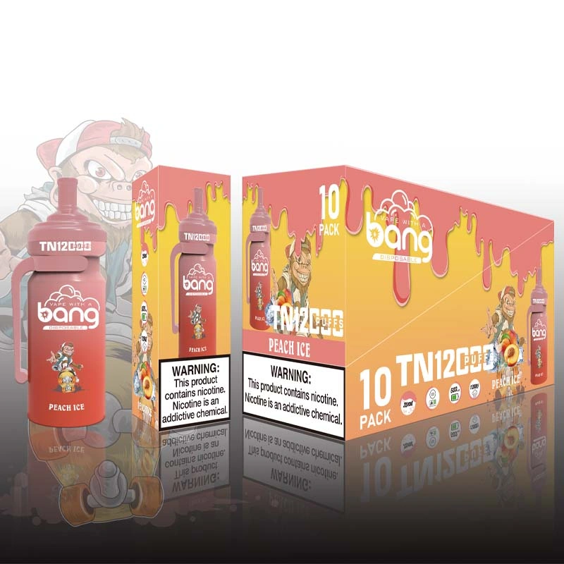 Bang Tn 12000 12k Puffs Disposable Vape Peach Ice Bang Tn 12000 12k Puffs Disposable Vape Peach Ice