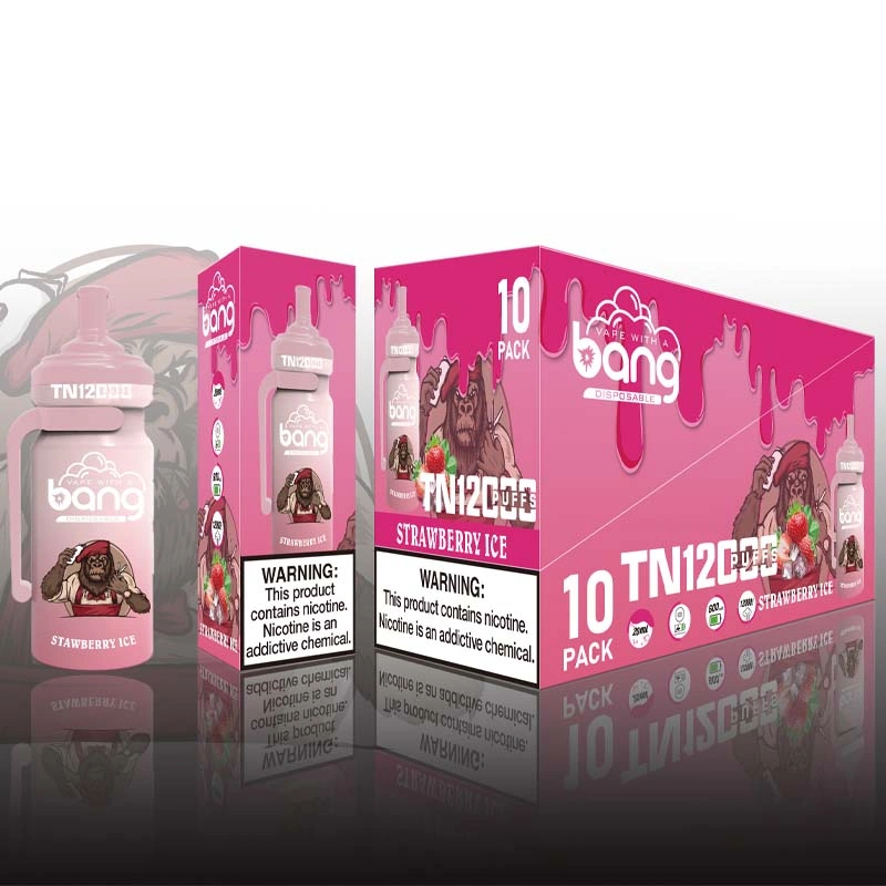 Bang Tn 12000 12k Puffs Disposable Vape Stawberry Ice Bang Tn 12000 12k Puffs Disposable Vape Stawberry Ice