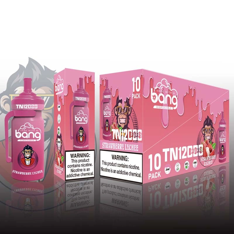 Bang Tn 12000 12k Puffs Disposable Vape Strawberry Lychec Bang Tn 12000 12k Puffs Disposable Vape Strawberry Lychec