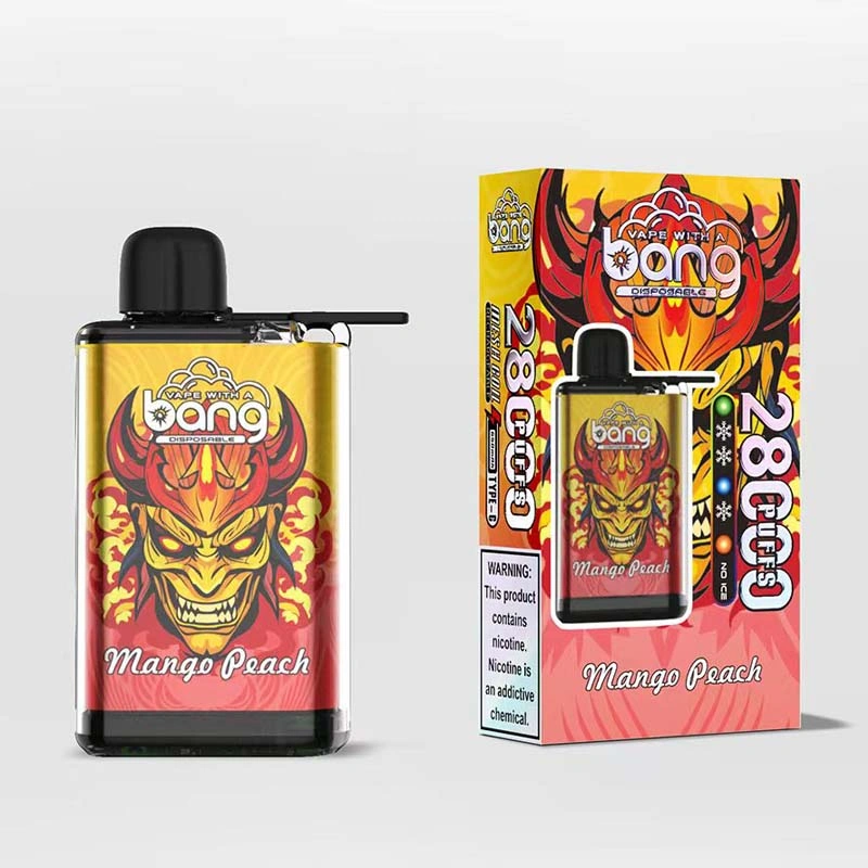 Bang Vape 28K 28000 Puffs Adjustable Ice Level Mango Peach Bang Vape 28K 28000 Puffs Adjustable Ice Level Mango Peach