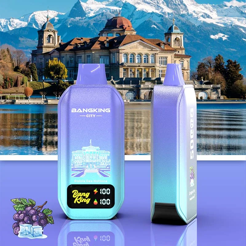 Bang King CITY 50K 50000 Puffs Vape Grape Ice Bang King CITY 50K 50000 Puffs Vape Grape Ice