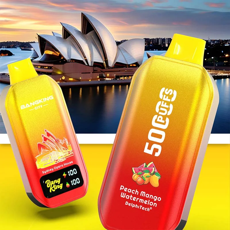Bang King CITY 50K 50000 Puffs Vape Peach Mango Watermelon Bang King CITY 50K 50000 Puffs Vape Peach Mango Watermelon