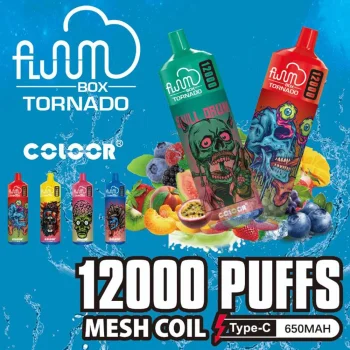FLUUM Box Tornado 12K 12000 Puffs Vape