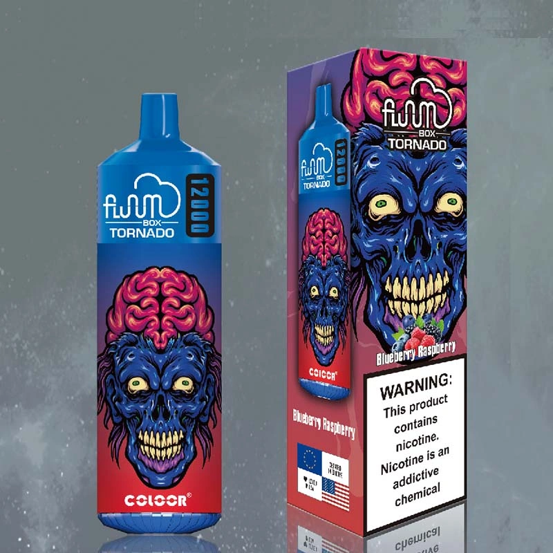 FLUUM Box Tornado 12K 12000 Puffs Vape Blueberry Raspberry FLUUM Box Tornado 12K 12000 Puffs Vape Blueberry Raspberry