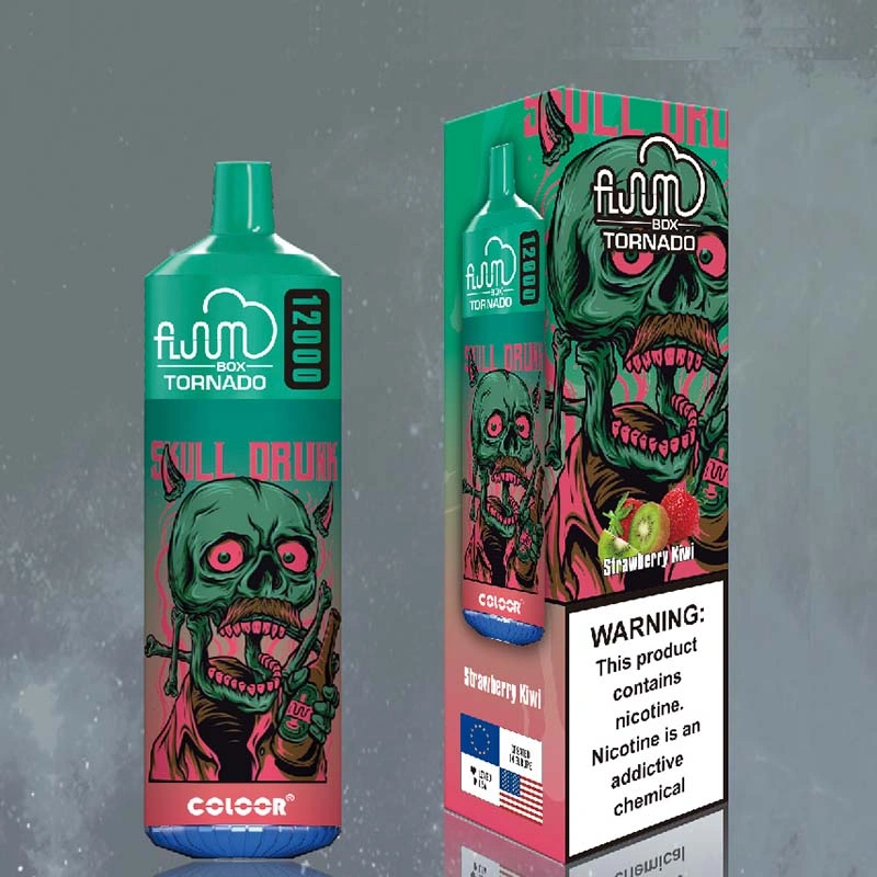 FLUUM Box Tornado 12K 12000 Puffs Vape Strawberry Kiwi FLUUM Box Tornado 12K 12000 Puffs Vape Strawberry Kiwi