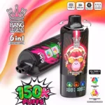 Bang Legend 150K Puffs Vape Peach Ice & Mango Peach & Blueberry Peach (2)