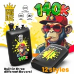 Bang Blaze 140K Vape 3-in-1 Flavors 140000 Puffs Disposable Vape Banana Ice & Strawberry Ice Cream & Watermelon Berry