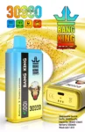 Bang King 30K Vape Dual Flavor 30000 Puffs Vape Smart Screen EU Warehouse Shipping Strawberry Kiwi & Sour Apple Raspberry