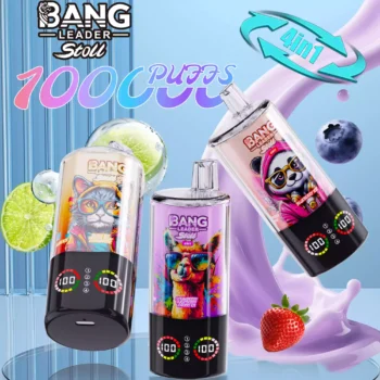Bang Leader 100K Vape 4-in-1 Flavor 100000 Puffs Disposable Vape Smart Screen