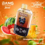 Bang Leader 120K Puffs Disposable Vape 2-in-1 Flavors Magnetic Slide Switch Smart Screen