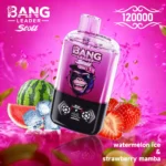 Bang Leader 120K Puffs Disposable Vape 2-in-1 Flavors Magnetic Slide Switch Smart Screen