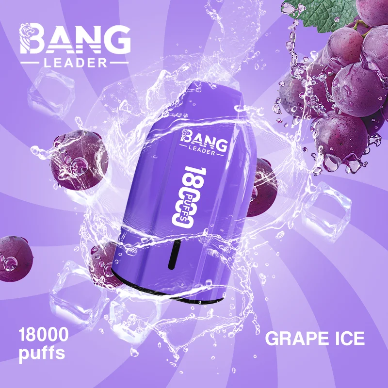 Bang Leader 18000 Puffs Disposable Vape Porsche Key Design Rich flavor Grape Ice Bang Leader 18000 Puffs Disposable Vape Porsche Key Design Rich flavor Grape Ice