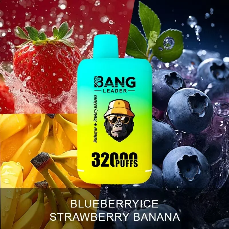 Bang Leader 32K Vape Dual Flavor 32000 Puffs Disposable Vape EU Warehouse Fast Shipping Blueberry Ice & Strawberry Banana Bang Leader 32K Vape Dual Flavor 32000 Puffs Disposable Vape EU Warehouse Fast Shipping Blueberry Ice & Strawberry Banana
