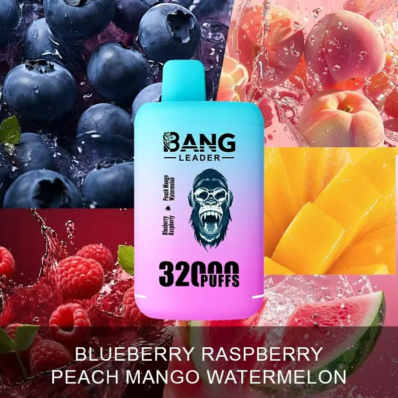 Bang Leader 32K Vape Dual Flavor 32000 Puffs Disposable Vape EU Warehouse Fast Shipping Blueberry Raspberry & Peach Mango Watermelon Bang Leader 32K Vape Dual Flavor 32000 Puffs Disposable Vape EU Warehouse Fast Shipping Blueberry Raspberry & Peach Mango Watermelon