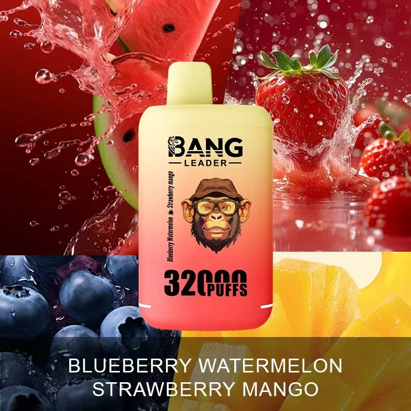 Bang Leader 32K Vape Dual Flavor 32000 Puffs Disposable Vape EU Warehouse Fast Shipping Blueberry Watermelon & Strawberry Mango Bang Leader 32K Vape Dual Flavor 32000 Puffs Disposable Vape EU Warehouse Fast Shipping Blueberry Watermelon & Strawberry Mango