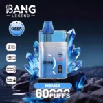 Bang Legend 60K Puffs Disposable Vape Turbo Mode Refillable Pure Flavor Adjustable Airflow