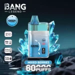Bang Legend 60K Puffs Disposable Vape Turbo Mode Refillable Pure Flavor Adjustable Airflow